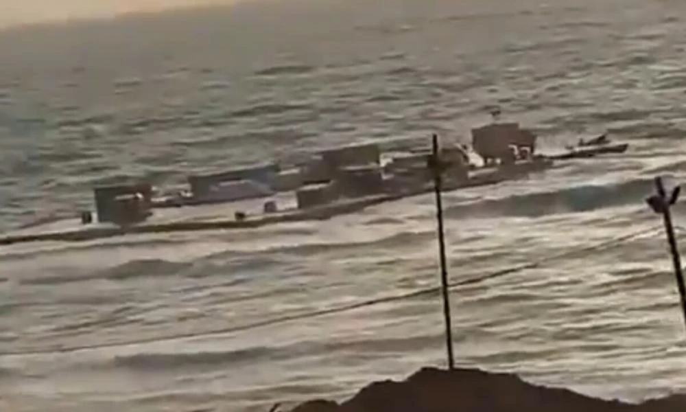 Λωρίδα της Γάζας: Βυθίζεται η πλωτή εξέδρα των ΗΠΑ για την ανθρωπιστική βοήθεια